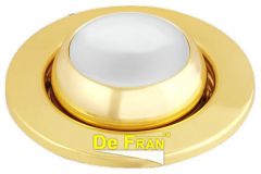 Точечный светильник De Fran FT 9212-50 G Светильник "Рыбий глаз" (сфера поворотная) золото E14 1 x 60 вт