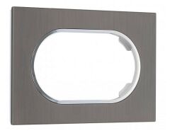 Рамка для двойной розетки Arte Milano am-502.11 502.11-double.grey