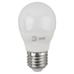 Лампа светодиодная Эра E27 10W 4000K матовая ECO LED P45-10W-840-E27