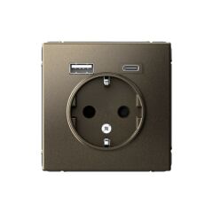  Systeme Electric ARTGALLERY РОЗЕТКА 16А с 2 USB A+C, 5В/2,4А/3,0А, 2х5В/1,5А, механизм, МОККО
