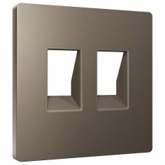 Накладка для розетки RJ-11 или RJ-45 Ambrella Volt ALFA AP6421