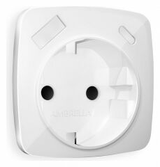 Накладка для розетки с заземлением и со шторками и 2хUSB type A и C Ambrella Volt Quant OP1100