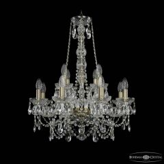 Подвесная люстра Bohemia Ivele Crystal 1411 1411/8+4/195/h-70 Pa