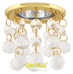 Точечный светильник De Fran FT 873 "Подвеска" золото MR16 1 x 50 вт
