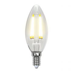 Лампа светодиодная Uniel LED-C35-7,5W/WW/E14/CL GLA01TR картон
