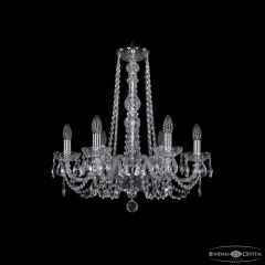 Подвесная люстра Bohemia Ivele Crystal 1402 1402/6/195/h-58 Ni