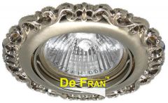 Точечный светильник De Fran FT 1118 SN Неповоротный, сатин-никель MR16 1 x 50 вт
