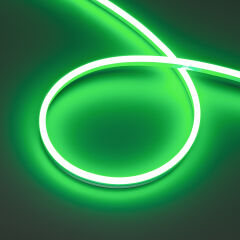 Лента герметичная HALO-SIDE-A168-6x13mm 24V Green (10 W/m, IP67, 2835, 5m) ( Arlight , Силикон)