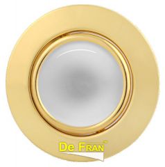 Точечный светильник De Fran FT 9230-39 G Светильник "Поворотный в центре" золото Е14 1 x 40 вт