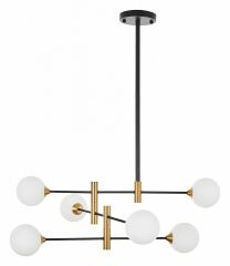 Люстра на штанге MyFar Rita MR1110-6C