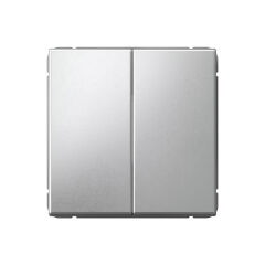  Systeme Electric ARTGALLERY 2-клавишный ПЕРЕКЛЮЧАТЕЛЬ, 10АХ, механизм, быстрозажим. клем., АЛЮМИНИЙ