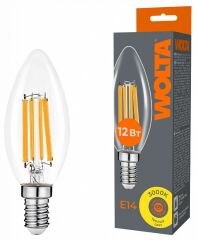 Лампа светодиодная Wolta WF-C35-12W3KE14