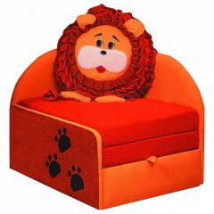  Олимп-мебель Диван-кровать Мася-11 Лев 8071127 оранжевый/красный