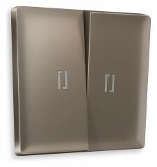 Клавиши для выключателя двухклавишного c подсветкой Ambrella Volt Quant AP6340