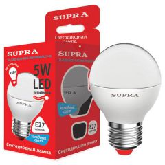 Лампа светодиодная Supra SL-LED-ECO-G45-5W/4000/E27