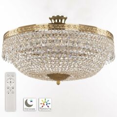 Потолочная люстра Bohemia Ivele Crystal 1901 19011/55IV/LED-DIM G