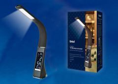 Настольная лампа Uniel TLD-542 Black/LED/300Lm/5000K/Dimmer