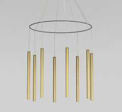 Подвесная люстра Eurosvet 301101 LED латунь
