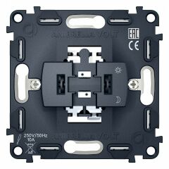 Механизм выключателя одноклавишного Ambrella Volt Quant VM101