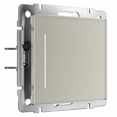  Werkel W4512014/ Сенсорный выключатель одноклавишный с подсветкой (дымчатый) W4512014