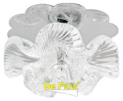 Точечный светильник De Fran FT 844 "Цветок" белый G4 1 x 20 вт