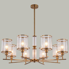 Люстра на штанге Illumico IL0183-8C-79 COPPER KOPNINI
