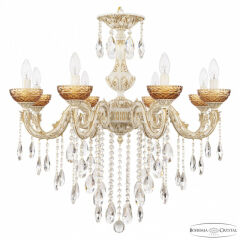 Подвесная люстра Bohemia Ivele Crystal AL7901 AL79101/8/250 B WMG P Amber/M-1F