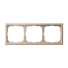  Systeme Electric ARTGALLERY 3-постовая РАМКА, универсальная, ПЕСОЧНЫЙ