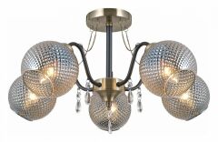 Люстра на штанге Illumico IL0432-5CSQ-29 AB BK