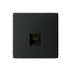  Systeme Electric ARTGALLERY РОЗЕТКА компьютерная RJ45, кат. 6A, механизм, ЧЕРНЫЙ ШЕЛК