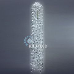  Rich LED Бахрома световая Дреды (2.4 м) RL-DR2.4F-W/W