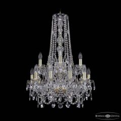 Подвесная люстра Bohemia Ivele Crystal 1411 1411/10+5/195/h-83/2d G