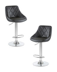 Набор 2 шт Стул барный Dobrin LOGAN, чёрный