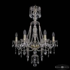 Подвесная люстра Bohemia Ivele Crystal 1415 1415/6/200/XL-77 G
