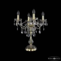 Настольная лампа декоративная Bohemia Ivele Crystal 1415 1415L/4/141-47 G