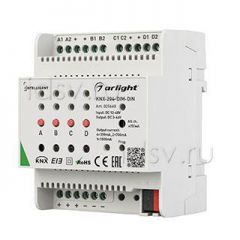 Диммер тока Arlight INTELLIGENT KNX-204-DIM-DIN (12-48V, 8x0.35/4x0.7/2x1A)