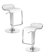 Набор 2 шт Стул барный Dobrin CRACK, белый