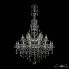 Подвесная люстра Bohemia Ivele Crystal 1415 1415/16+8+4/400/XL-185/2d Ni