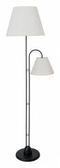 Торшер с подсветкой Arte Lamp Alea A5068PN-2BK