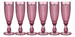  Lefard Набор из 6 бокалов для шампанского Гранат 781-152