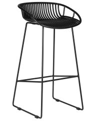Стул барный Dobrin LMZL-PP775A FRANK, черный