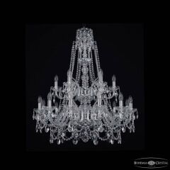 Подвесная люстра Bohemia Ivele Crystal 1411 1411/12+6/300/XL-99/2d Ni
