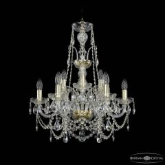 Подвесная люстра Bohemia Ivele Crystal 1411 1411/6+3/195/XL-65 G