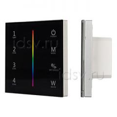  Arlight Панель Sens SMART-P30-RGBW Black (230V, 4 зоны, 2.4G)