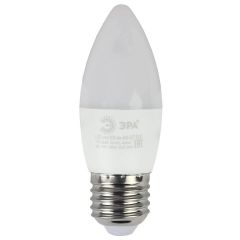 Лампа светодиодная Эра E27 6W 2700K свеча матовая ECO LED B35-6W-827-E27