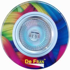 Точечный светильник De Fran FT 764 хром + красочный микс MR16 1 x 50 вт