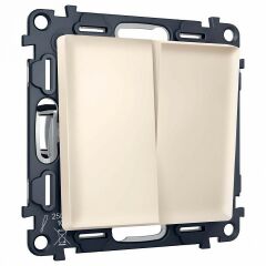 Выключатель перекрестный двухклавишный без рамки Ambrella Volt MA MA323030