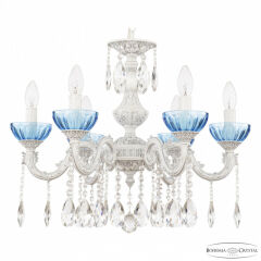 Подвесная люстра Bohemia Ivele Crystal AL7901 AL79101/6/175 A WMN P Aquamarine/M-1H