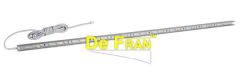Светильник De Fran DLED-50 SMD Подсветка светодиодная "под стекло 4-8мм" 30 SMD, 6500К свет алюминий 30*SMD 1,8 вт