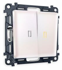 Выключатель проходной двухклавишный с подсветкой Ambrella Volt Quant MA204030
